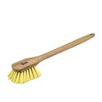ACID BRUSH - POLY BRISTLES 20" WOOD HANDLE