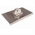 STAINLESS STEEL FLIP FLOP WALKING EDGERS - 10" X 6"