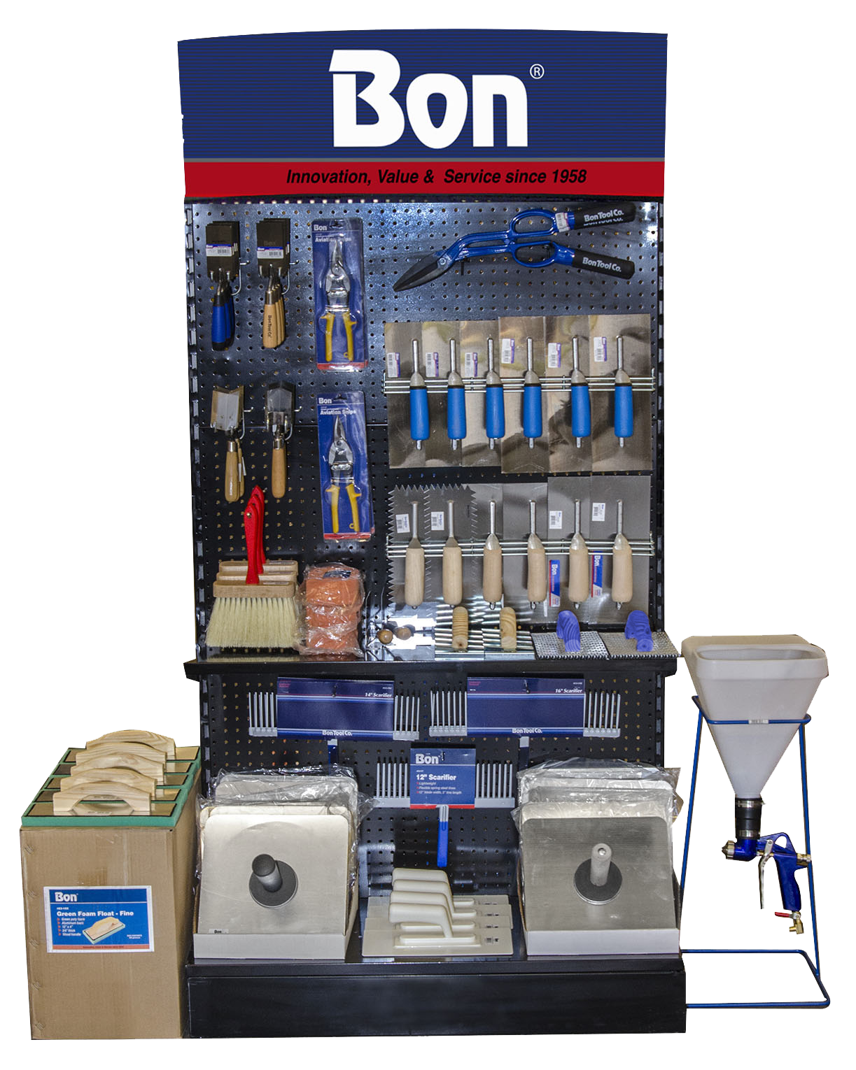 STUCCO TOOL MERCHANDISER