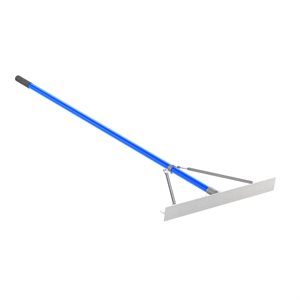 SMOOTH ASPHALT LUTE RAKE - 30" WITH 6' HANDLE