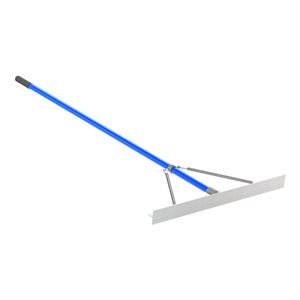SMOOTH ASPHALT LUTE RAKE - 36" WITH 6' HANDLE