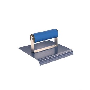 BLUE STEEL EDGER - 6" x 6" - 1/2" RADIUS 5/8" DEPTH COMFORT GRIP HANDLE
