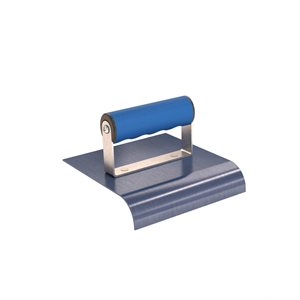 BLUE STEEL EDGER - 6" x 6" - 1" RADIUS 1 1/8" DEPTH COMFORT GRIP HANDLE