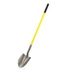CLOSED BACK SHOVEL - ROUND POINT WITH 48" FIBERGLASS HANDLE