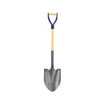 CLOSED BACK SHOVEL - ROUND POINT WITH 27" D WOOD HANDLE
