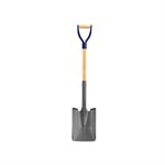 CLOSED BACK SHOVEL - SQUARE POINT WITH 27" D WOOD HANDLE