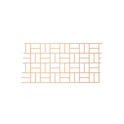 PAPER STENCIL - BASKET WEAVE - 33" x 365'