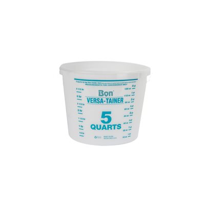 MIX CONTAINER - CLEAR - 5 QUART