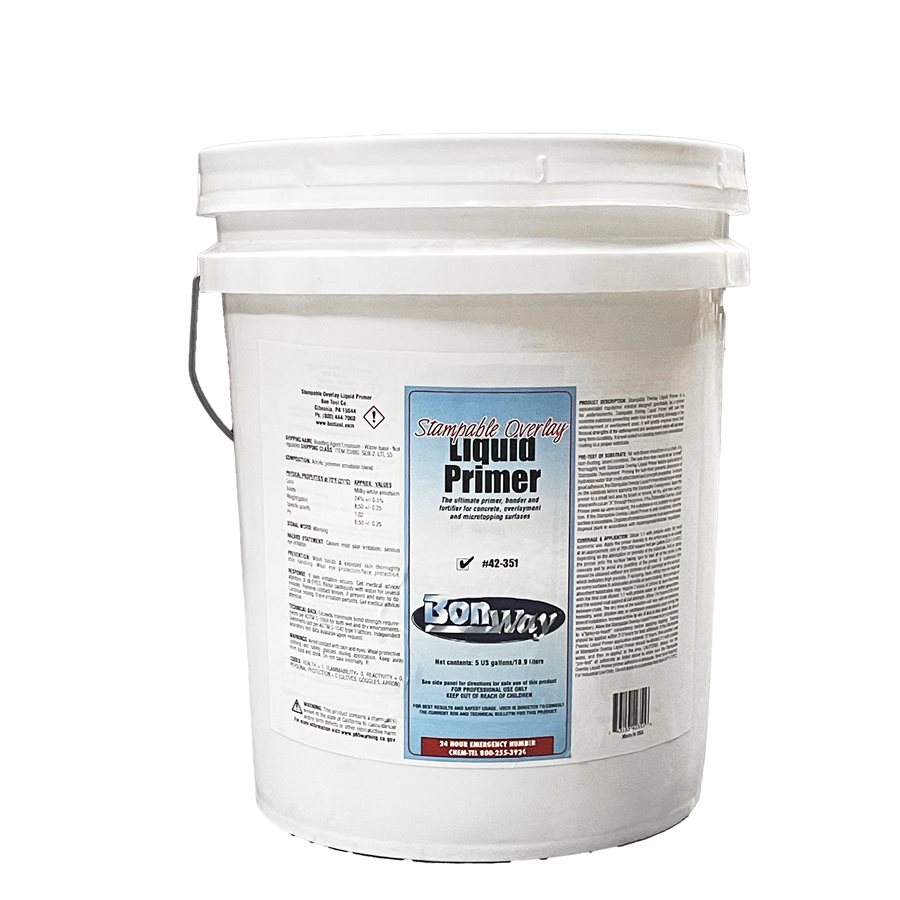 STAMPABLE OVERLAY - LIQUID PRIMER - 5 GALLON