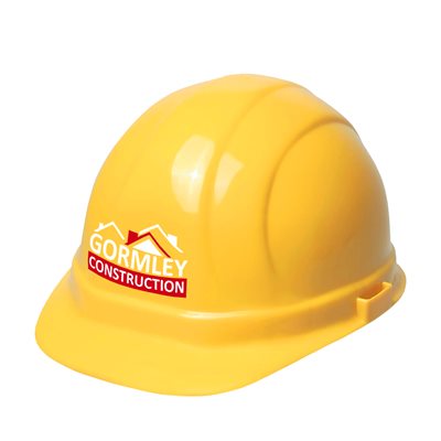 PRIVATE LABELED HARD HAT - YELLOW