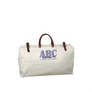 PRIVATE LABELED CANVAS TOOL BAG - 20"