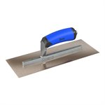 RAZOR STAINLESS STEEL FINISHING TROWEL - SQUARE END - 11.5 X 4.5 - COMFORT WAVE HANDLE