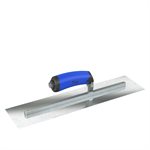 RAZOR STAINLESS STEEL FINISHING TROWEL - SQUARE END - 10.5 X 4 - COMFORT WAVE HANDLE