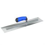 RAZOR STAINLESS STEEL FINISHING TROWEL - SQUARE END - 18 X 4.5 - COMFORT WAVE HANDLE