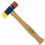 RUBBER MALLET- DOUBLE FACE SOFT/HARD TIPS - 12 OZ
