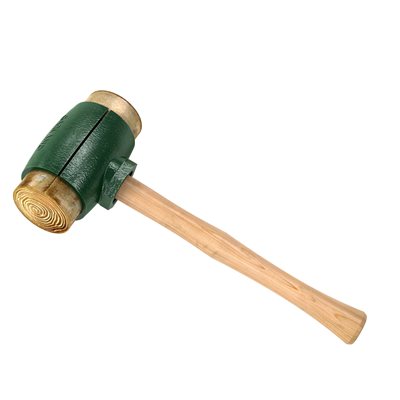 RAWHIDE FACE MALLET - 6 1/2 LB WITH WOOD HANDLE