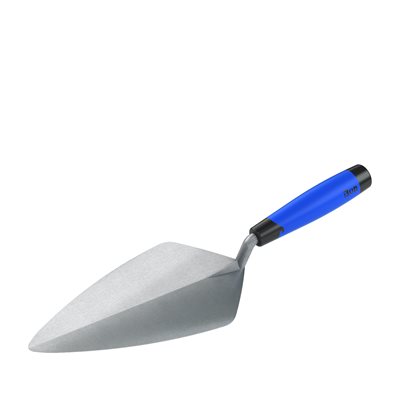 NARROW LONDON FORGED STEEL BRICK TROWEL - 10-1/2" WITH COMFORT HANDLE