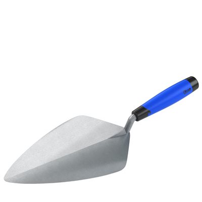 WIDE LONDON FORGED STEEL BRICK TROWEL - 11" WITH COMFORT HANDLE