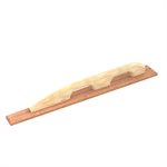 REDWOOD DARBY - TAPERED 30" X 3 1/2" TO 2 1/4" WITH DOUBLE LOOP WOOD HANDLE