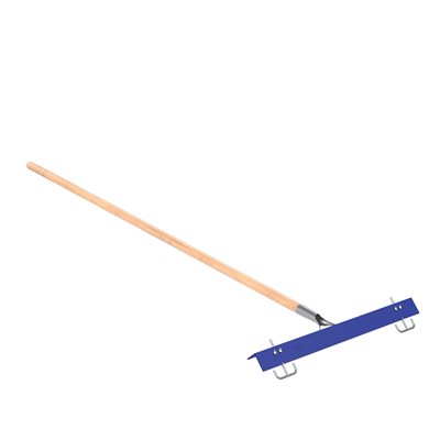 GAUGE RAKE WITH SLEDS - 24" WITH TAPERED HANDLE BRACKET