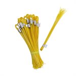 WIRE WHISKERS 6" LONG YELLOW (500/PKG)