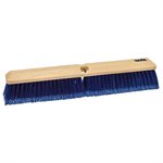 TRUCK WASH & CONCRETE FINISH BRUSH - 18" BLUE FLAGGED STYRENE