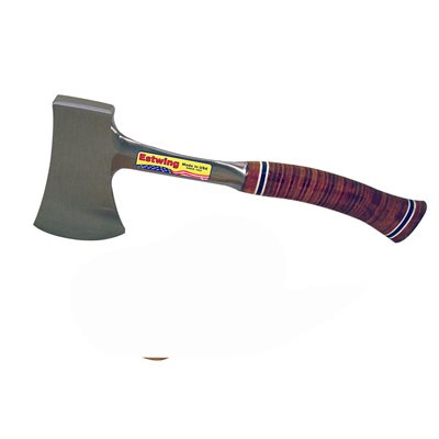 SPORTSMANS AXE - 14" LEATHER HANDLE