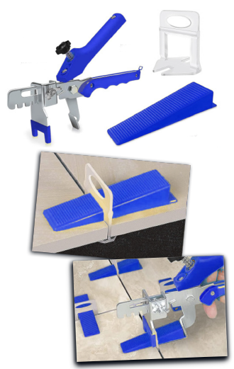 TILE SPACER LEVELING SYSTEM