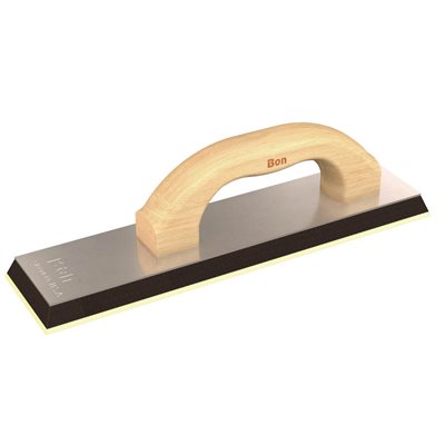 GROUT FLOAT WITH OFFSET HANDLE - 12" X 3" X 5/8" WITH WOOD HANDLE