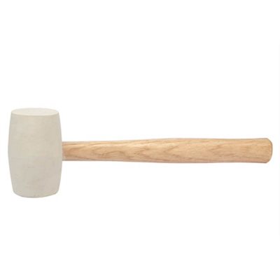 RUBBER MALLET - WHITE 16 OZ